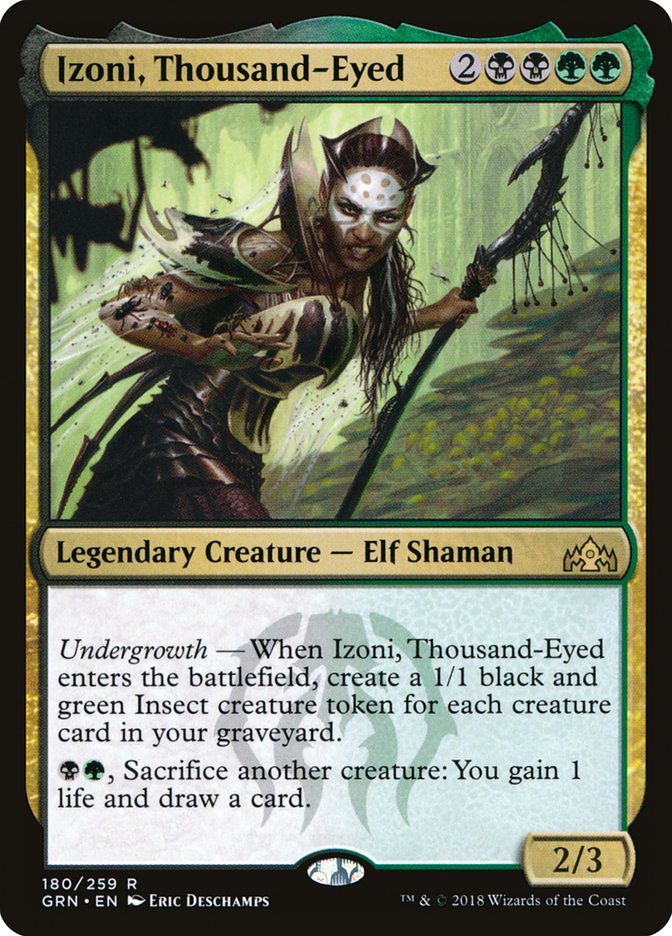 Izoni, Thousand-Eyed 180 (Guilds of Ravnica) 