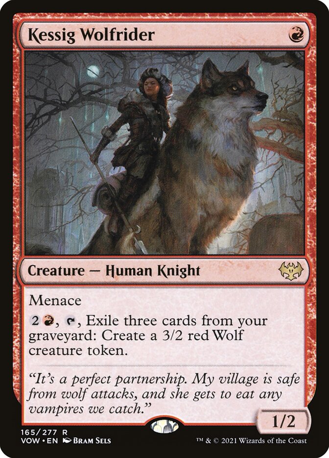 Kessig Wolfrider 165/277 (Innistrad: Crimson Vow) 