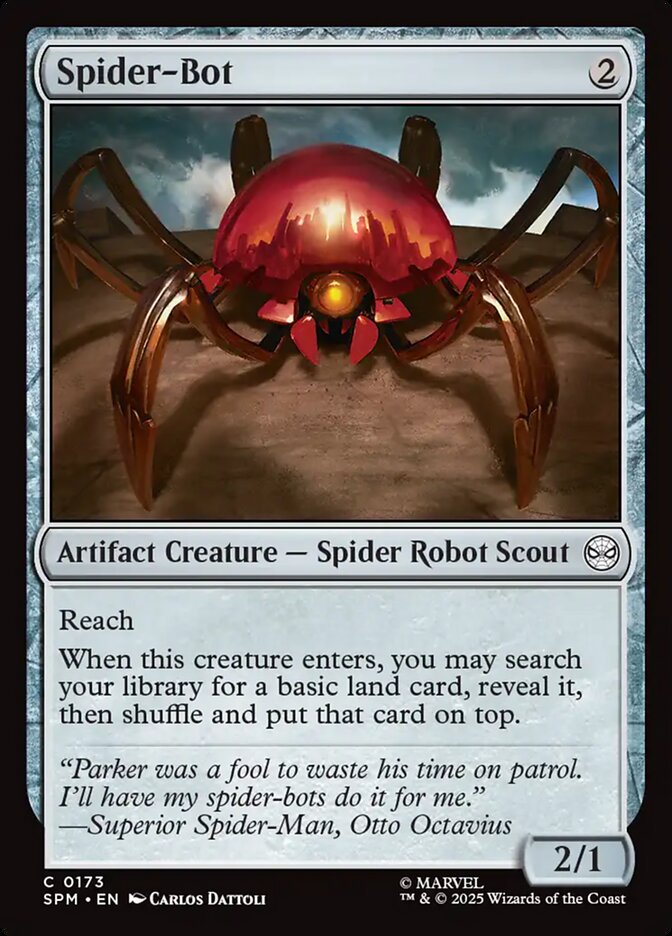 Spider-Bot 173/198 (Marvel's Spider-Man)  - Foil