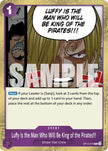Luffy Is the Man Who Will Be King of the Pirates!!! OP12-079 (Legacy of the Master)  - Foil
