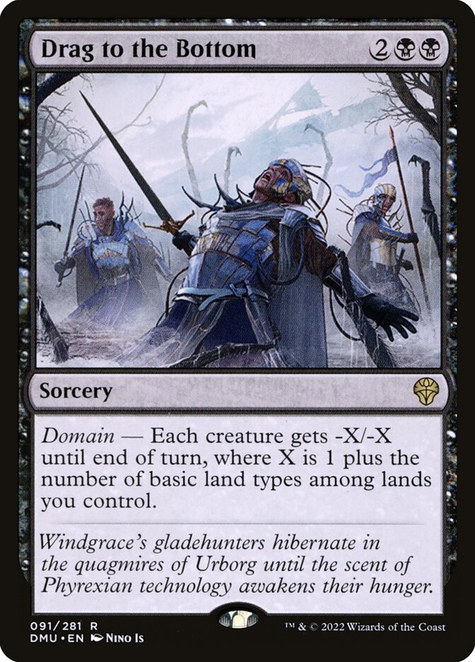 Drag to the Bottom 91/281 (Dominaria United) 
