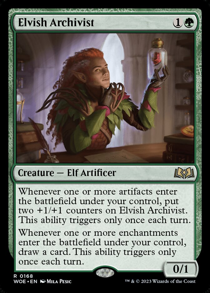 Elvish Archivist 168 (Wilds of Eldraine) 