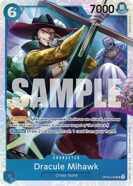 Dracule Mihawk OP09-048 (Emperors in the New World)  - Foil