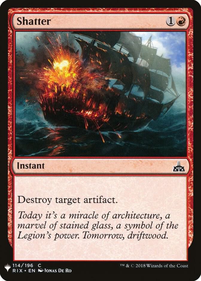Shatter RIX-114/5075 (The List Reprints) 