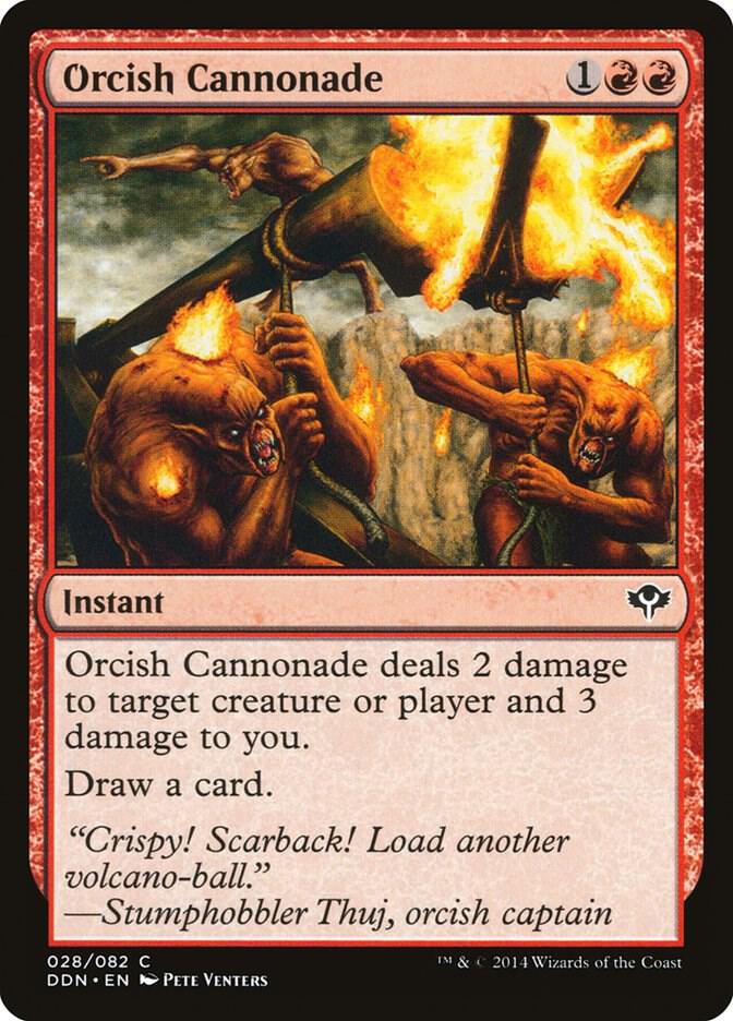 Orcish Cannonade 28/82 (Duel Decks: Speed vs. Cunning) 