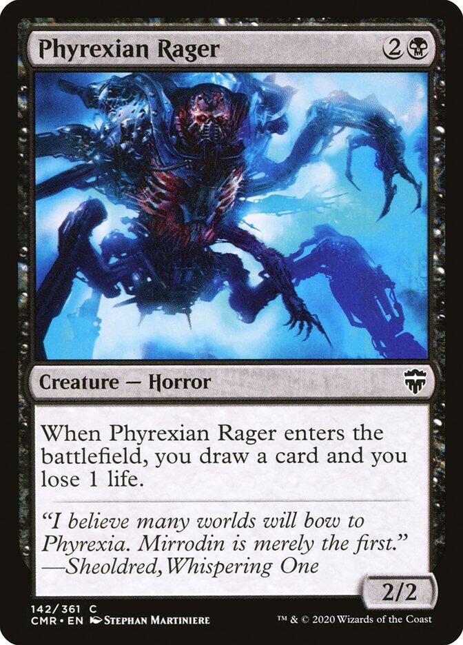 Phyrexian Rager 142 (Commander Legends)  - Foil