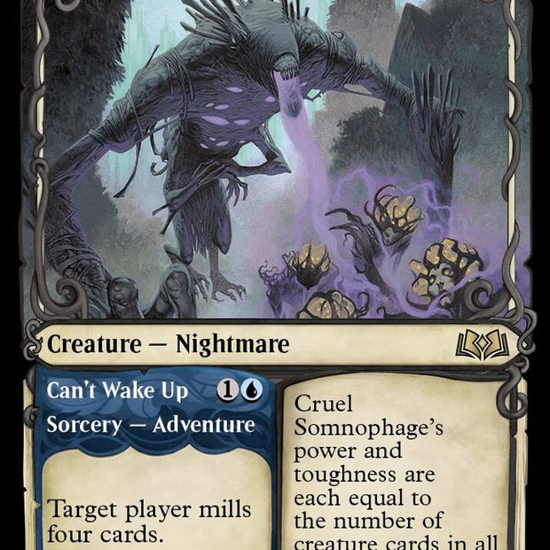 Cruel Somnophage // Can't Wake Up 286 (Wilds of Eldraine)  - Showcase