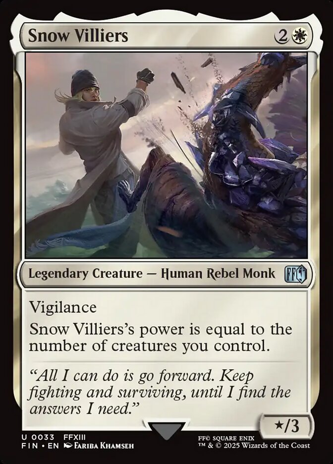 Snow Villiers 33/309 (FINAL FANTASY)  - Foil