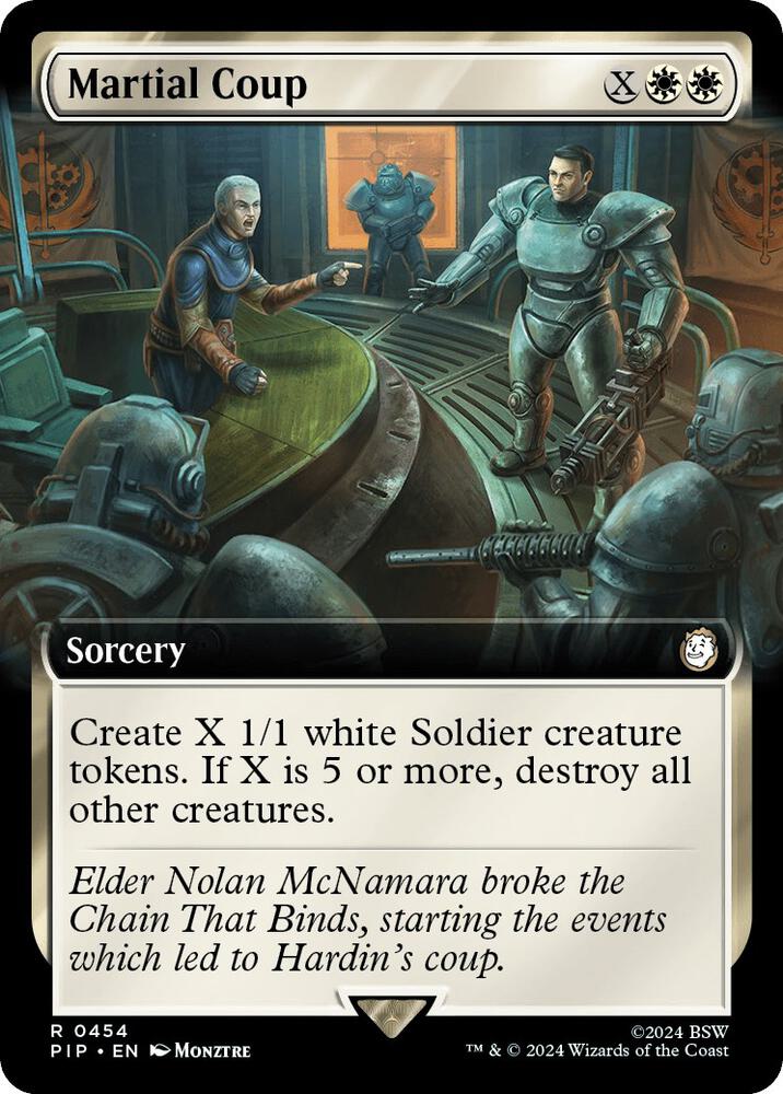 Martial Coup 454 (Universes Beyond: Fallout)  - Foil