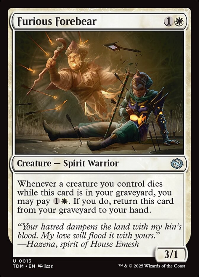 Furious Forebear 13 (Tarkir: Dragonstorm) 