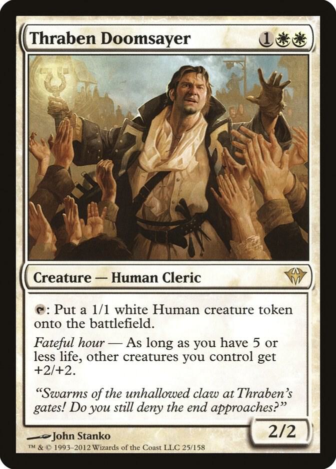 Thraben Doomsayer 25/158 (Dark Ascension) 