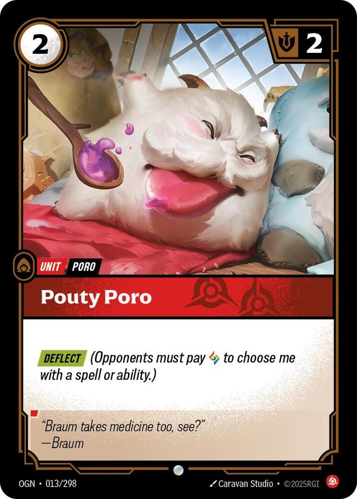 Pouty Poro 13/298 (Origins)  - Foil