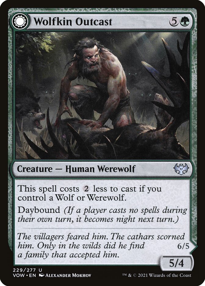 Wolfkin Outcast // Wedding Crasher (Innistrad: Crimson Vow) 