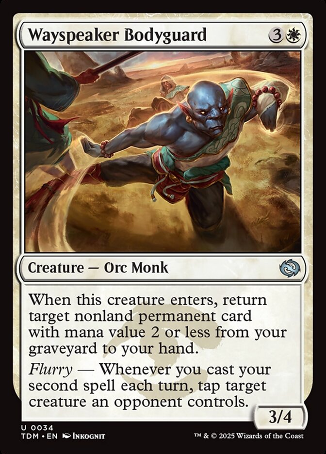 Wayspeaker Bodyguard 34 (Tarkir: Dragonstorm) 