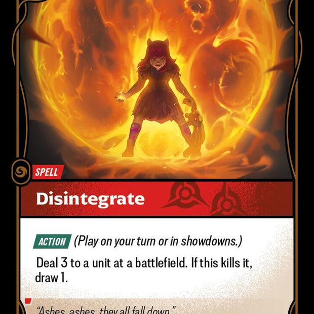 Disintegrate (Origins) 