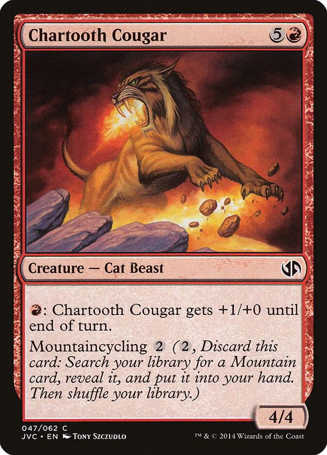 Chartooth Cougar 47/62 (Duel Decks: Anthology) 