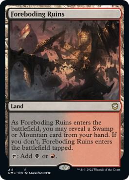 Foreboding Ruins 211/50 (Commander: Dominaria United) 