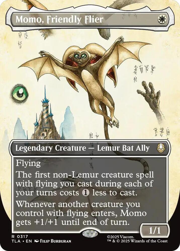Momo, Friendly Flier 317 (Avatar: The Last Airbender)  - Borderless