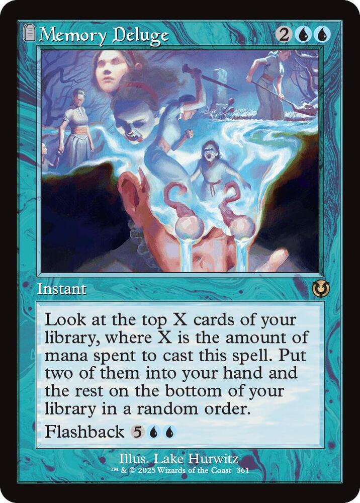 Memory Deluge 361/287 (Innistrad Remastered)  - Retro Foil