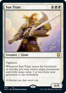 Sun Titan 73 (Commander: Adventures in the Forgotten Realms) 