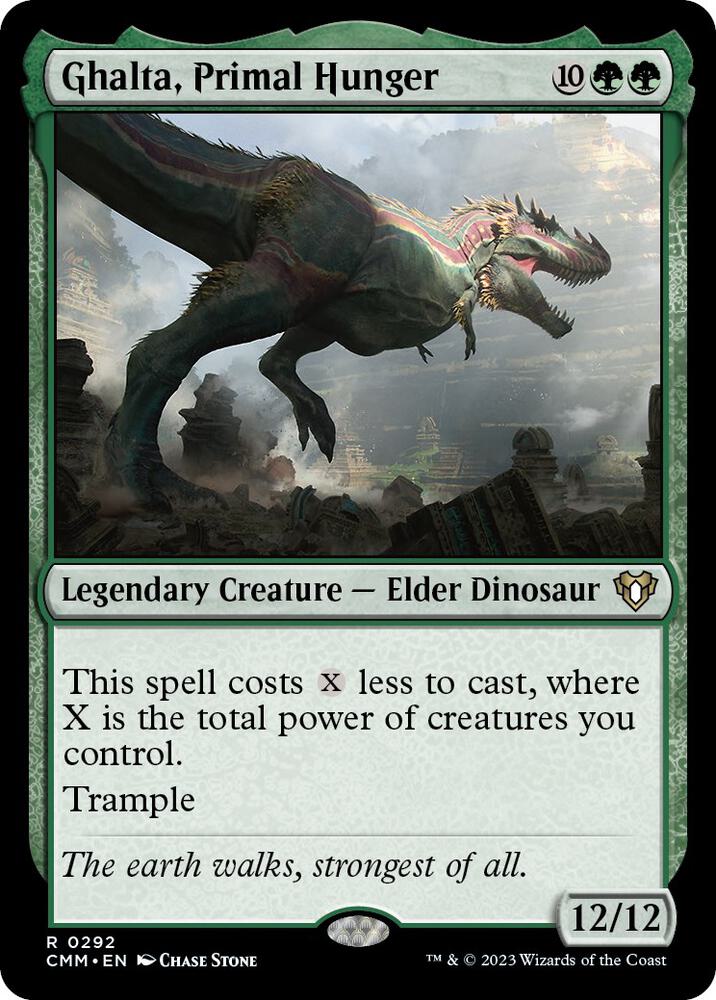 Ghalta, Primal Hunger 292 (Commander Masters) 