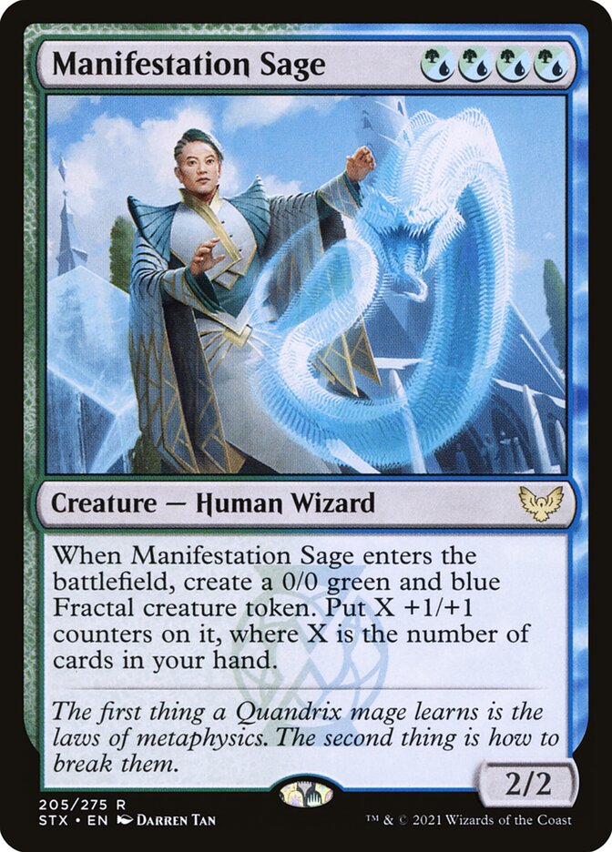 Manifestation Sage 205 (Strixhaven: School of Mages) 