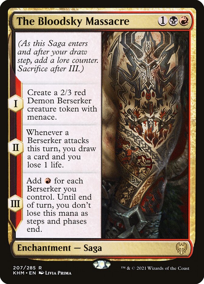 The Bloodsky Massacre 207/285 (Kaldheim)  - Foil