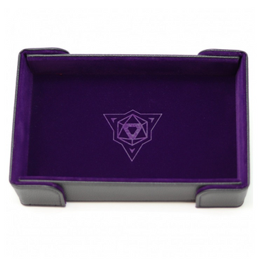 Die Hard Dice Folding Rectangle Tray - Purple Velvet