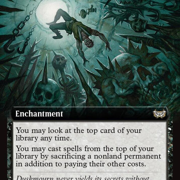 Into the Pit 50/40 (Commander: Duskmourn: House of Horror)  - Extended Art