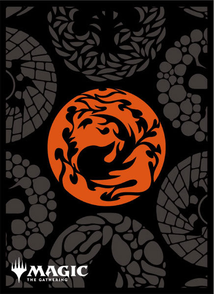 Magic: The Gathering Players Card Sleeve MANA- MINIMALIST Red Mana