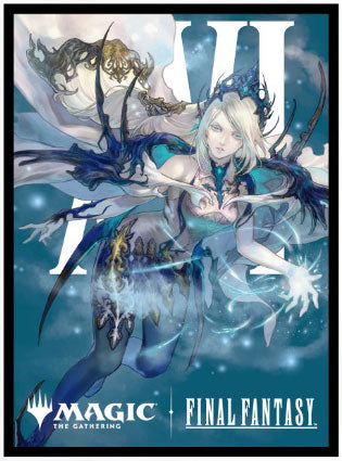 Magic: The Gathering FINAL FANTASY Players Card Sleeve MFS-18 Character Borderless Version [Shiva, Warden of Ice]