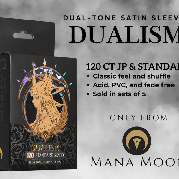 Mana Moon - DUALISM Red/Black Dual-Toned Satin Sleeves (120ct)