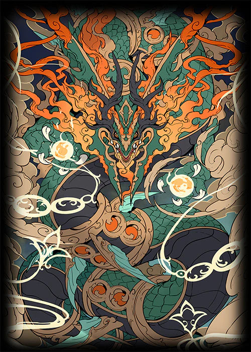 Empyrean - Sky Dragon - Holographic Sleeves (100ct Standard)