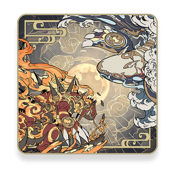 Mana Moon - Empyrean - Land & Sea - 2-Player Cloth Playmat