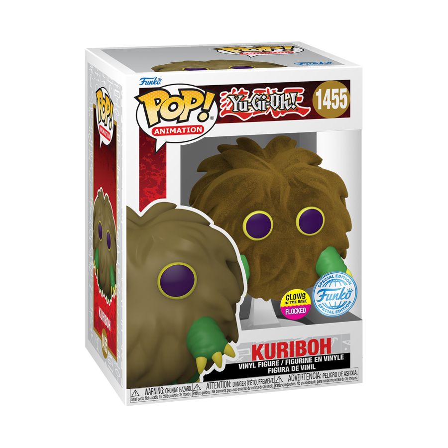 Yu-Gi-Oh! - Kuriboh US Exclusive Flocked Glow Pop! Vinyl [RS]