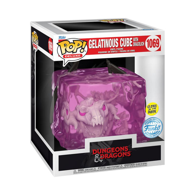 Dungeons & Dragons - Gelatinous Cube with Dracolich US Exclusive Glow Pop! Deluxe [RS]
