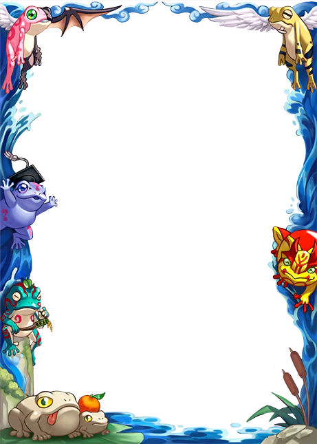Mana Moon - Frog Border Oversleeves (70ct Standard)