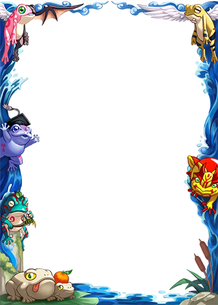 Mana Moon - Frog Border Oversleeves (100ct Standard)