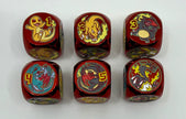 Mana Moon - Metal Plated Lizardo Dice - Shiny