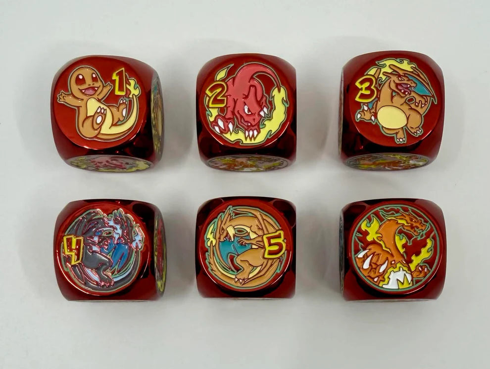 Mana Moon - Metal Plated Lizardo Dice - Regular