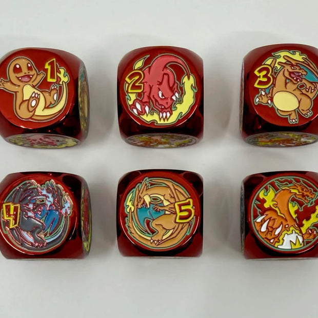 Mana Moon - Metal Plated Lizardo Dice - Regular