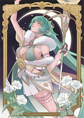 Lunar Lantern Holographic Sleeves (100ct Standard)