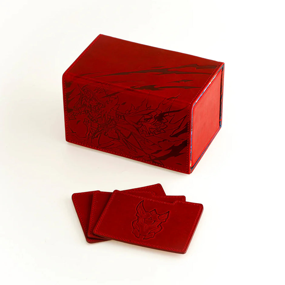 Mana Moon - Red Belle - Crimson Curse - Genuine Leather Dicewinder Deck Box