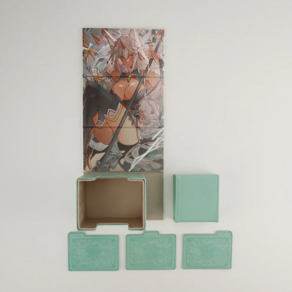 Mana Moon - Oni Blossom Farra Dicewinder Deck Boxes [Genuine Leather]