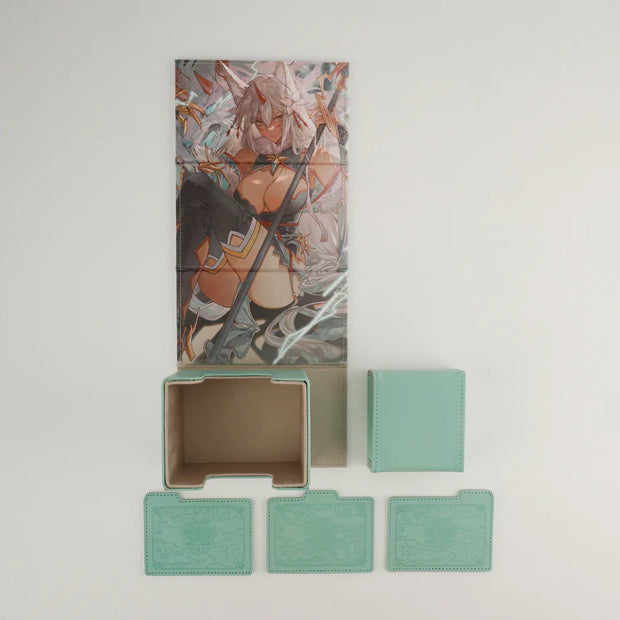 Mana Moon - Oni Blossom Farra Dicewinder Deck Boxes [Genuine Leather]