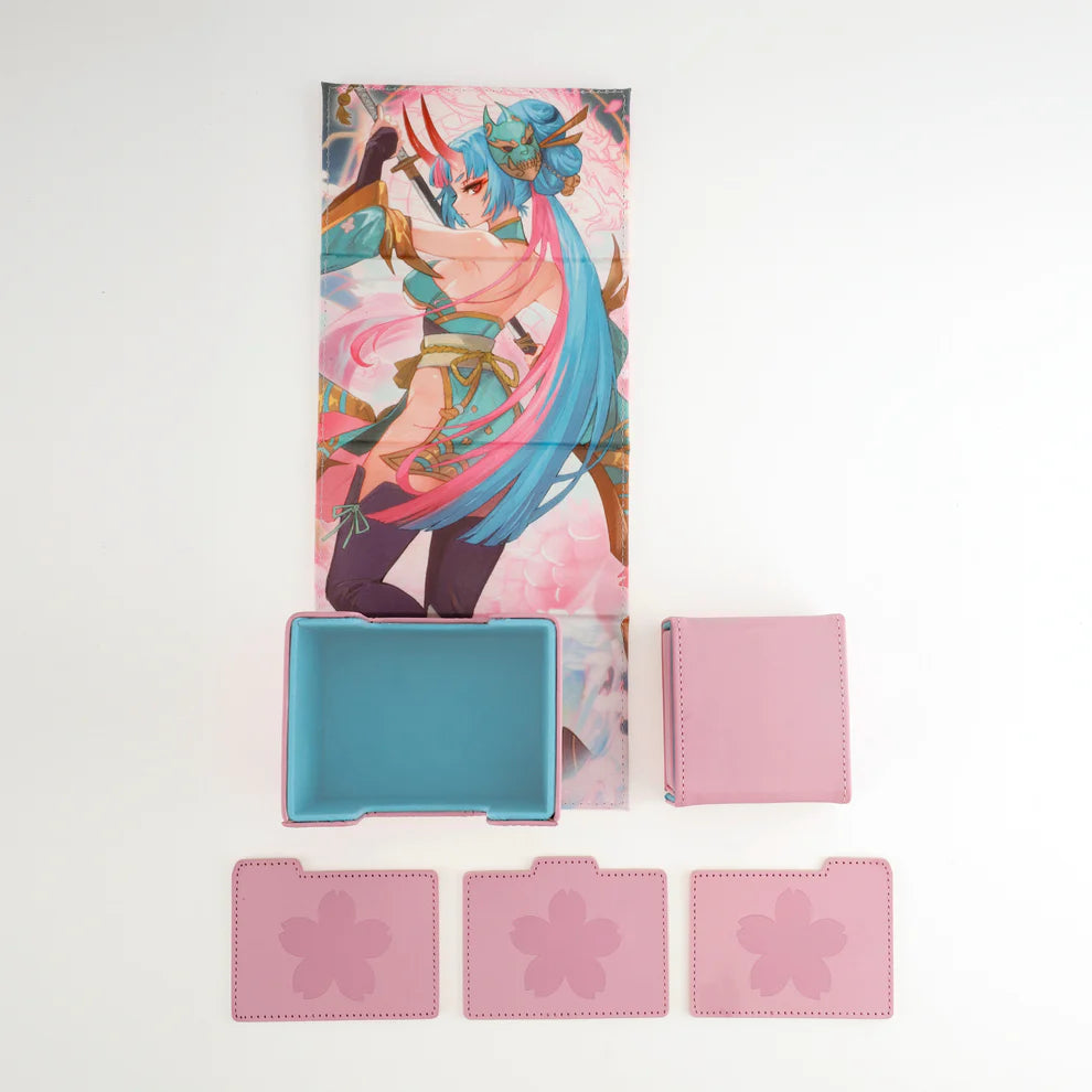 Mana Moon - Oni Blossom Ariza Dicewinder Deck Boxes [Genuine Leather]