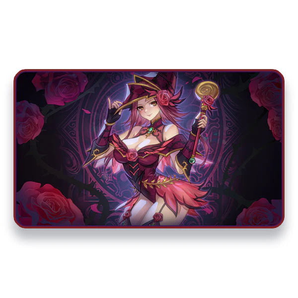 Mana Moon - Rose Magician 1-Player Deluxe Rubber Playmat