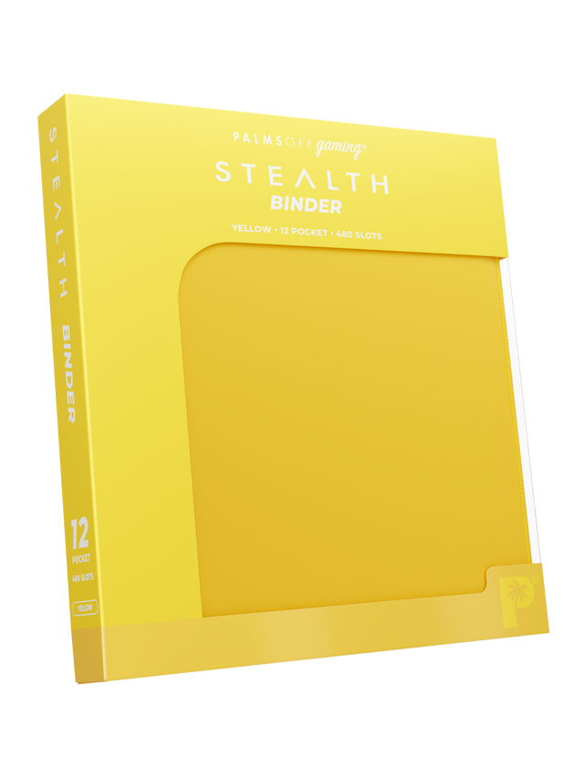 STEALTH 12 Pocket Zip Trading Card Binder - YELLOW