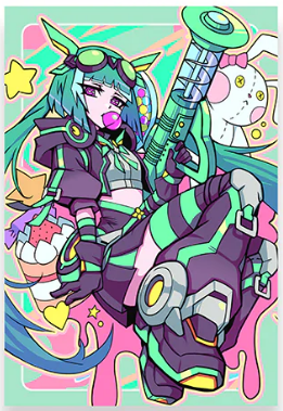 Mana Moon - Lollypopland Sleeves: Mint (70ct Standard Sizes)