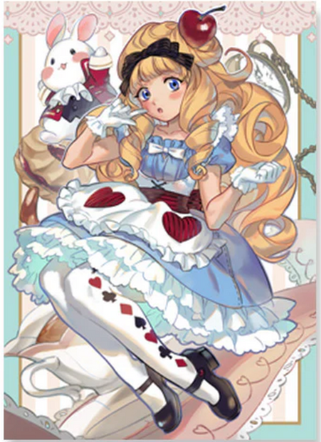 Mana Moon - Sweet Wonderland Sleeves: Alice (70ct Standard)